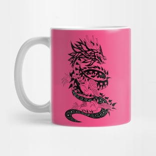 the soul of the dragon in pink ecopop Mug